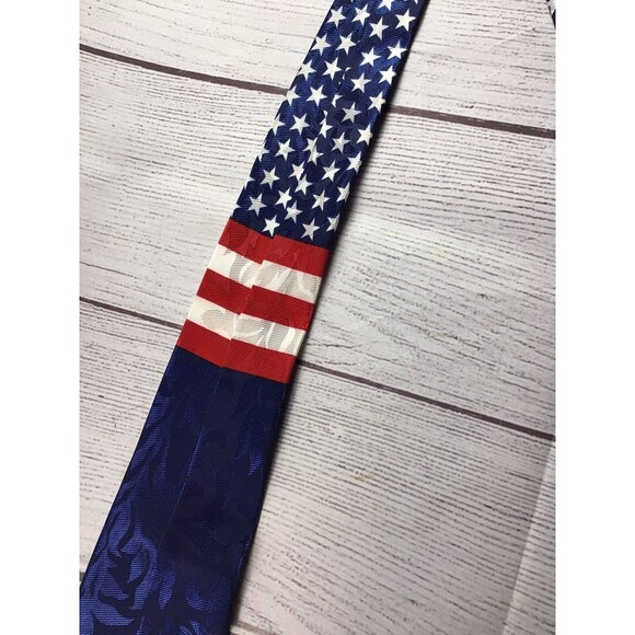 Vintage US Presidents Characture Faces Neck Tie - Picture 14 of 16